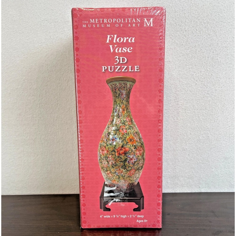 The Metropolitan Museum of‎ Art 3D Floral Vase Puzzle Flora Met MoMA